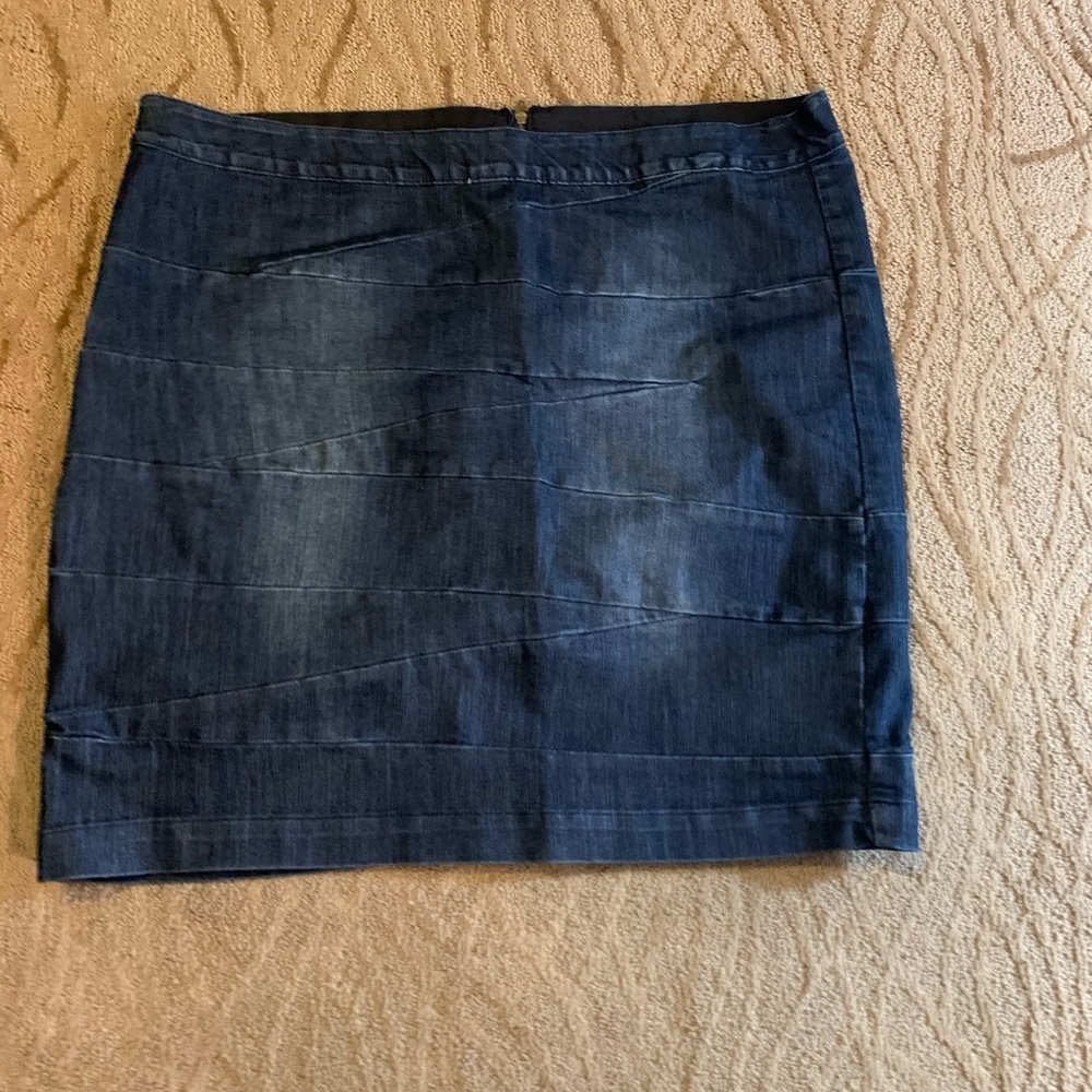 Lane Bryant bandage denim skirt 24W